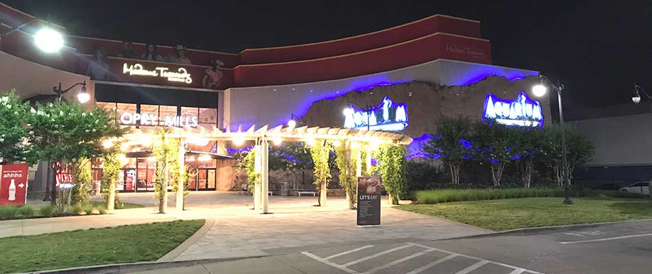 We recently installed outdoor lighting at Opry Mills in the Nashville, TN area.