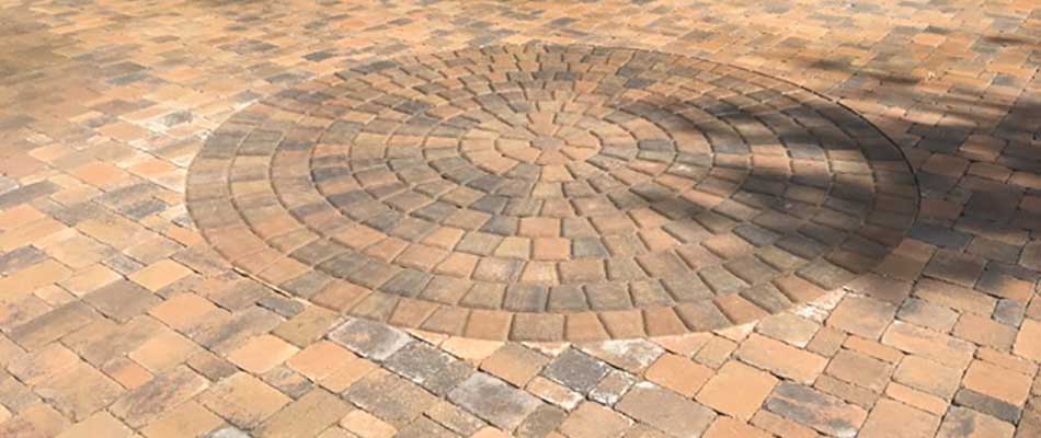 This paver patio in Hendersonville will provide a great surface area for the homeowners.